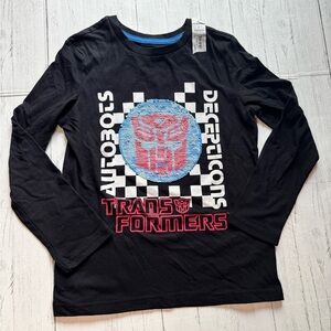 Jumping Beans Black and Blue Long Sleeve Tee